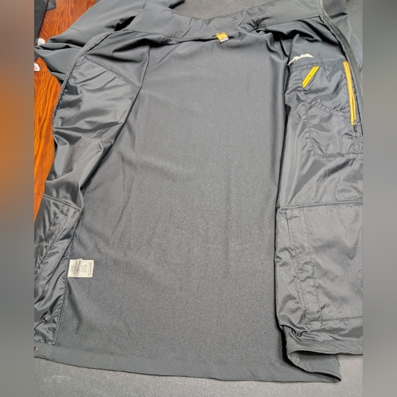 Eddie Bauer Travex Trek And Travel Dark Charcoal Grey Men's Black Utility Jacket - Picture 3 of 12